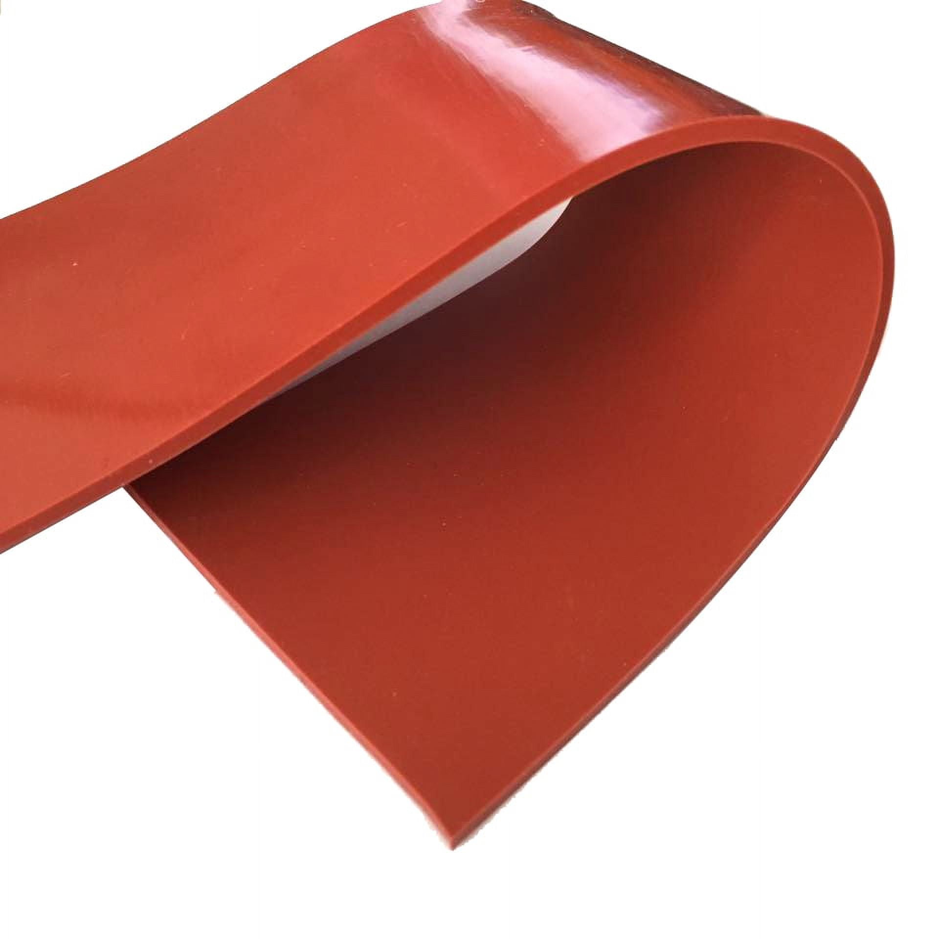 Red Silicone Sheet Fireproof Gasket Material for Auto Replacement Universal Vehicle 2pcs - Paidu Suppliers
